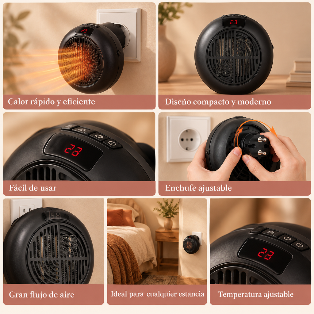 Calefactor Portátil 900W